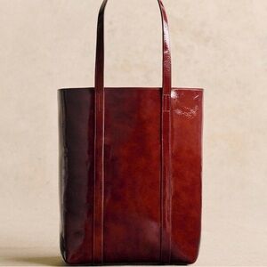 Sezane Le Cabas / The Tote Bag in Mahogany